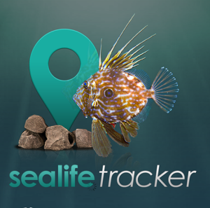 Sealife Tracker app splash page